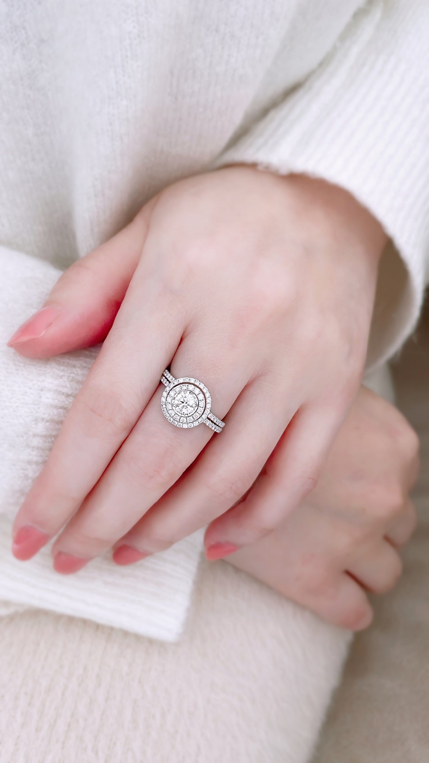 GIA 2 Ways Natural Diamond Ring-WK3715