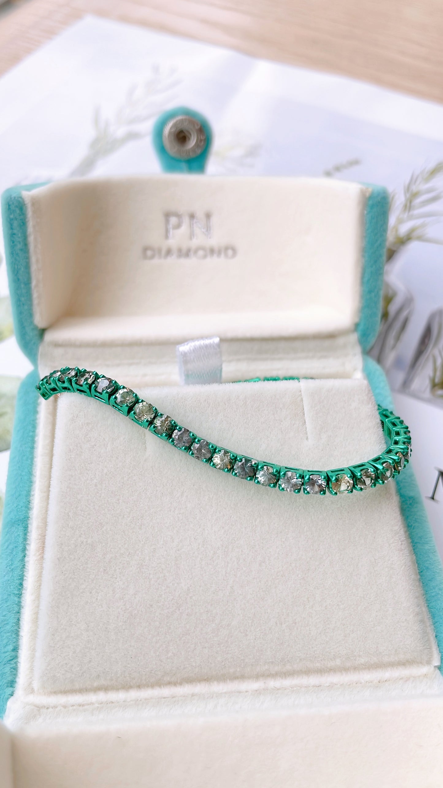 Multi-Color Sapphire Bracelet-WK3806