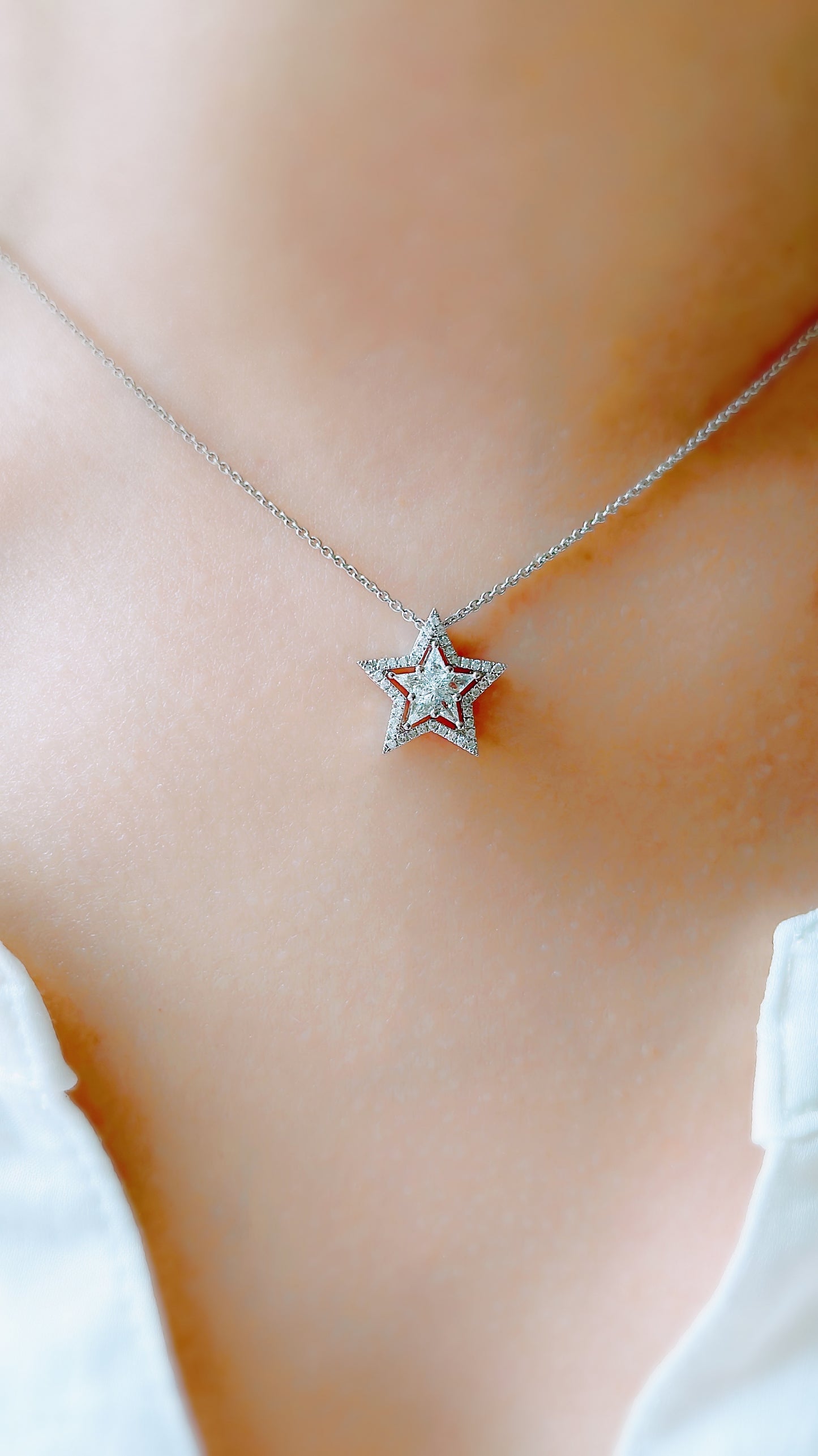 3 Ways Star Diamond Pendant-WK3642