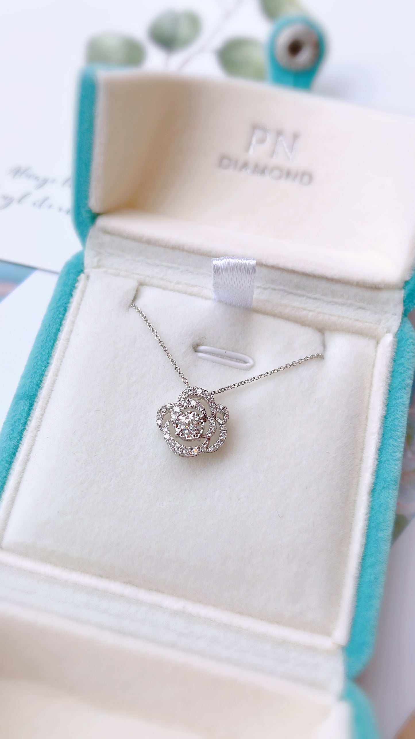 Rose Diamond Pendant-WK3876