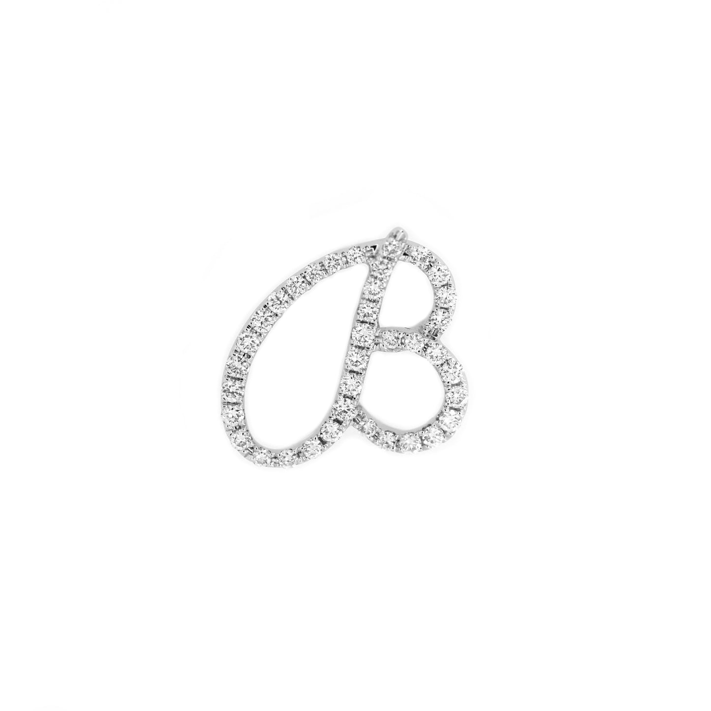 Love Letter Mid-Size B Pendant-WK2548