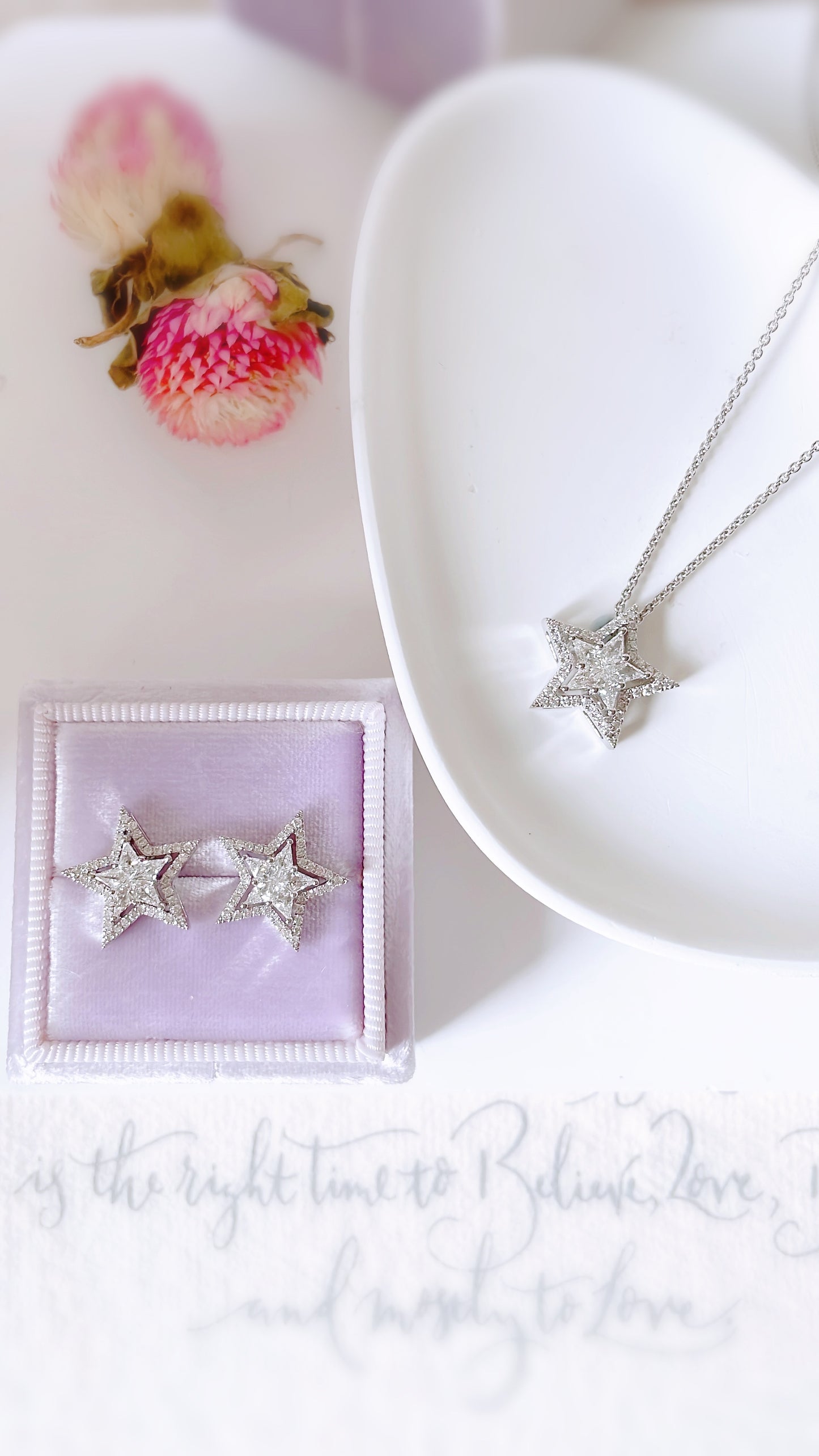 3 Ways Star Diamond Pendant-WK3642