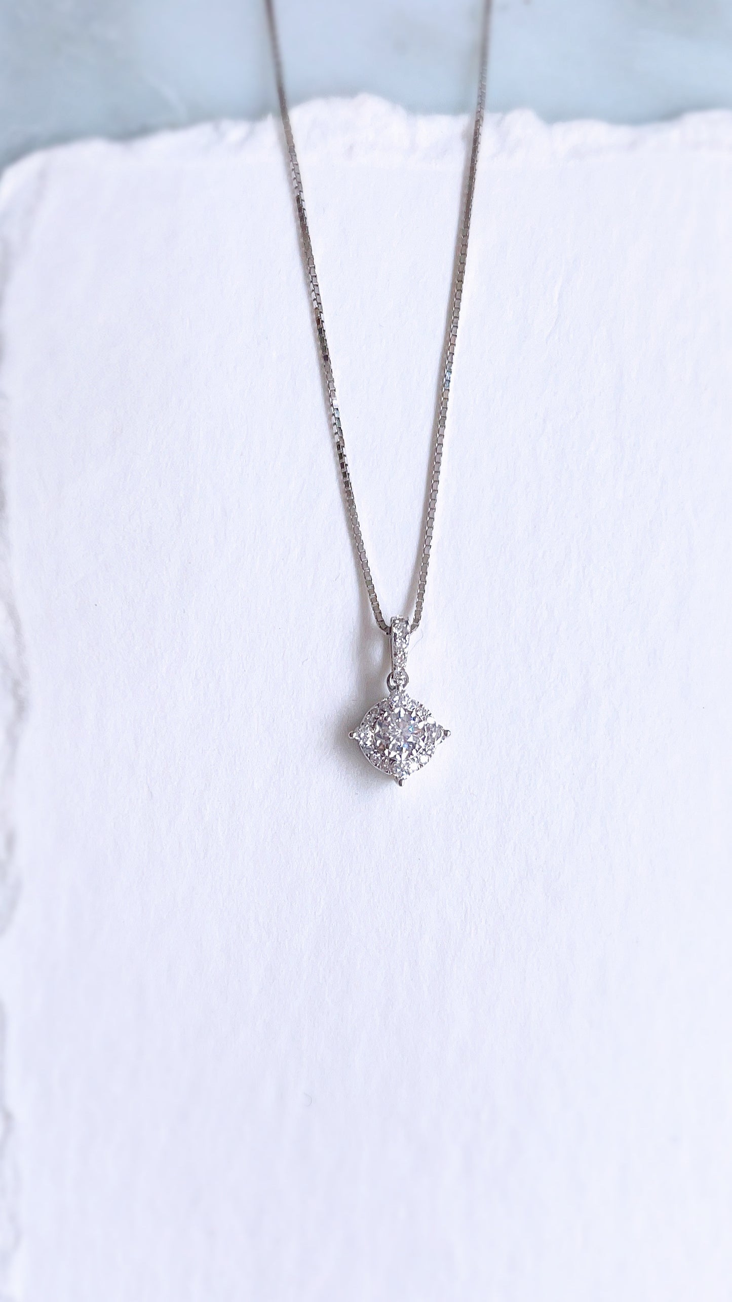 Cluster Diamond Pendant-WK3594
