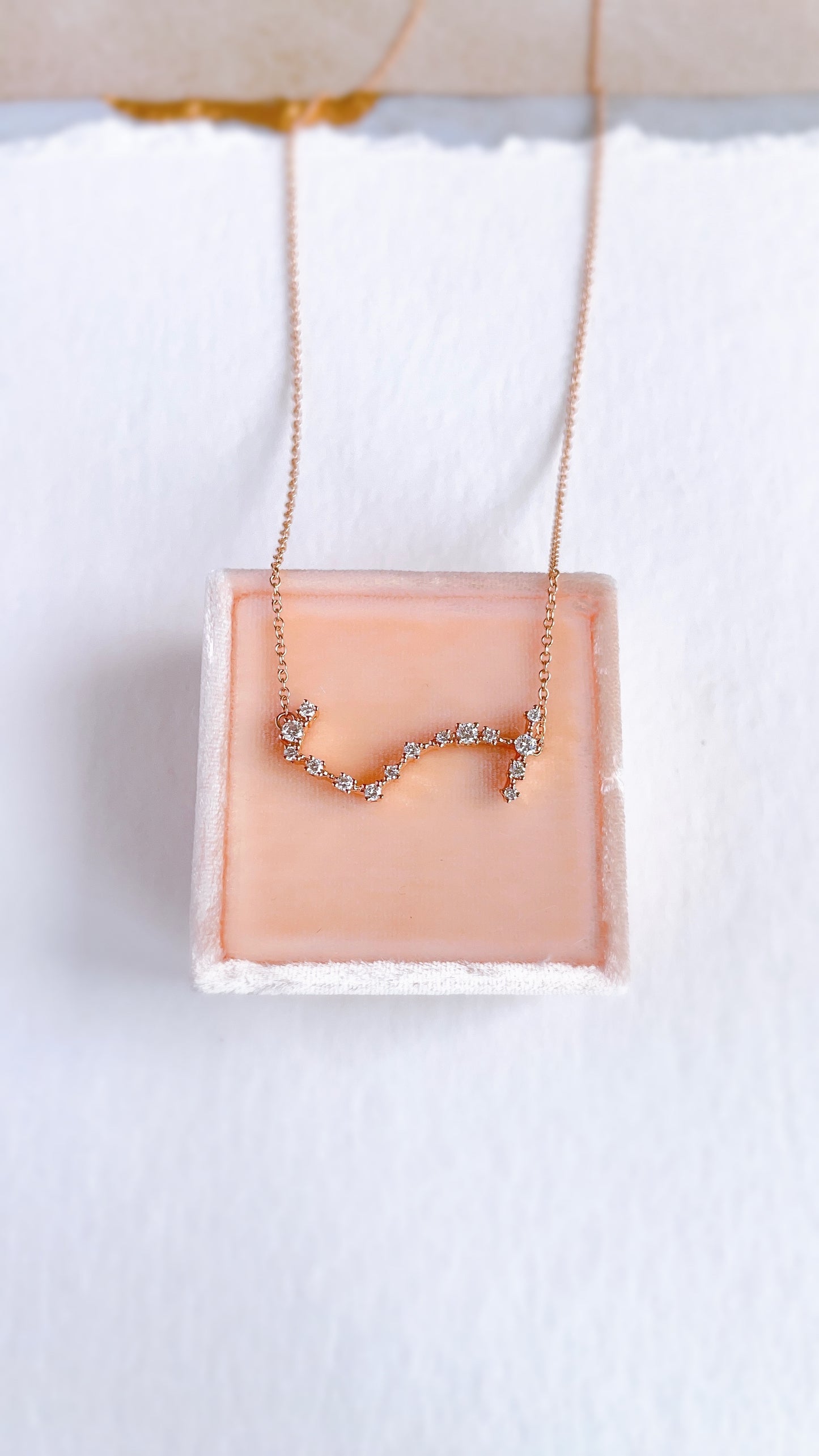 Scorpio Diamond Necklace-WK3560