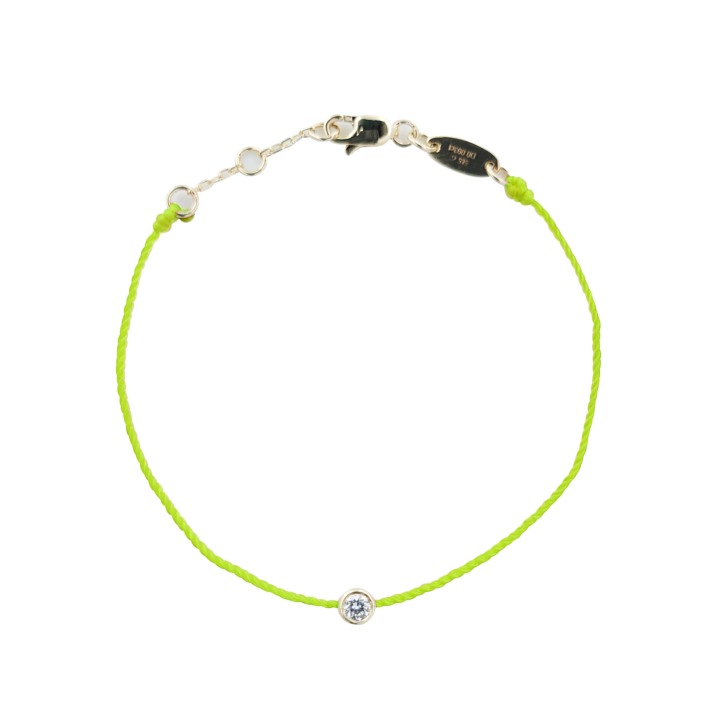 Lucky Rope Diamond Bracelet-WK4054@