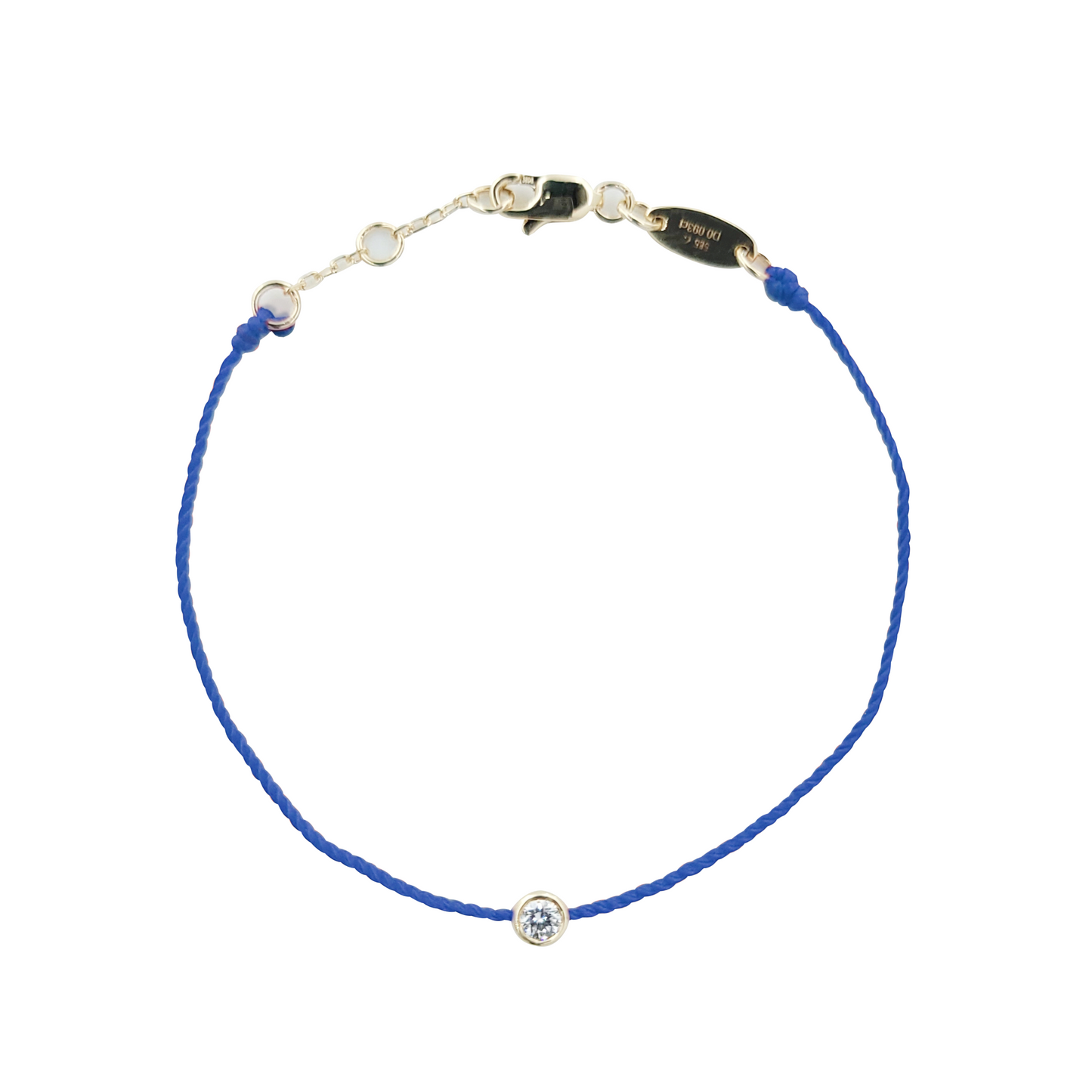 Lucky Rope Diamond Bracelet-WK4054@