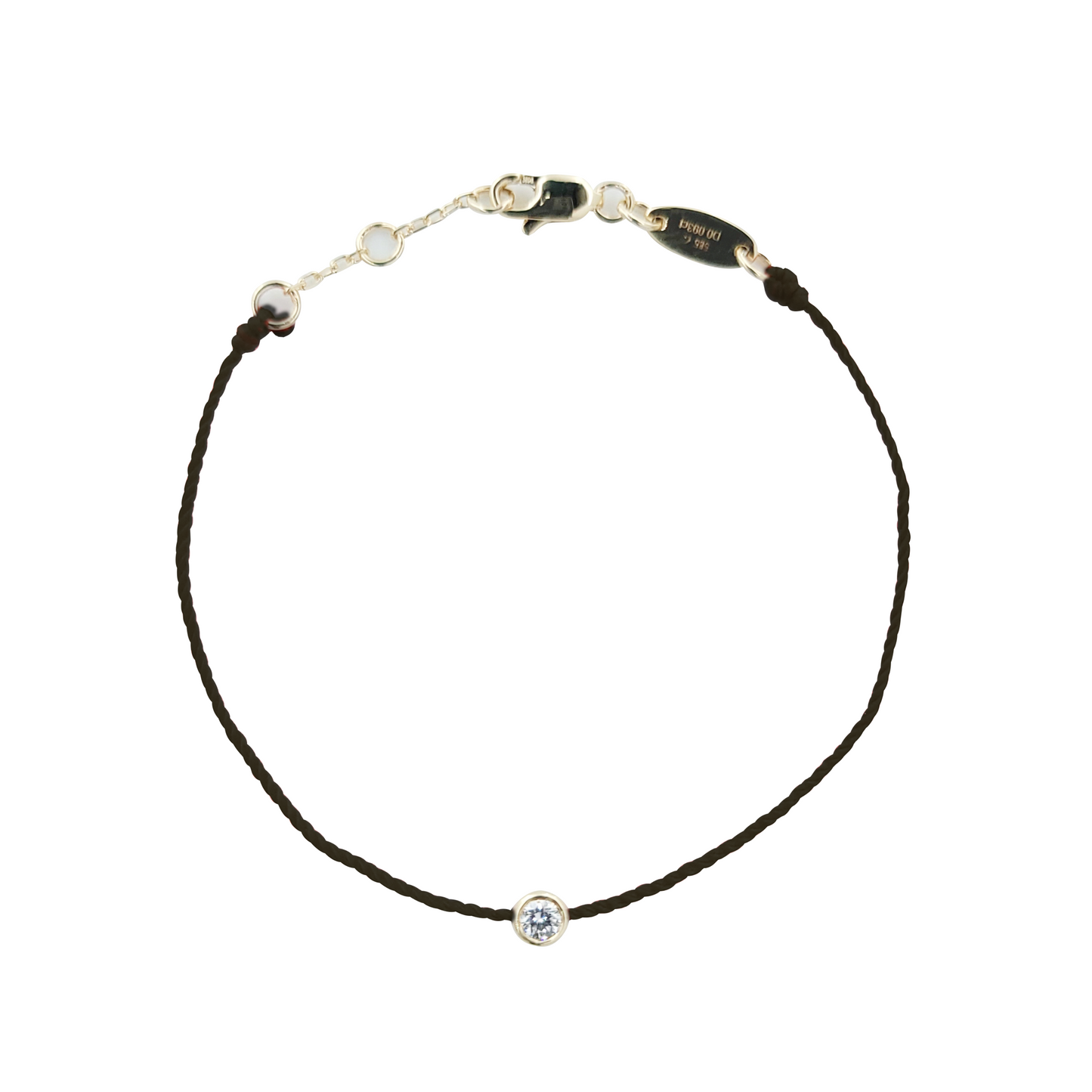 Lucky Rope Diamond Bracelet-WK4054@