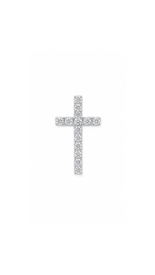 Cross  Diamond Charm-WK4131@