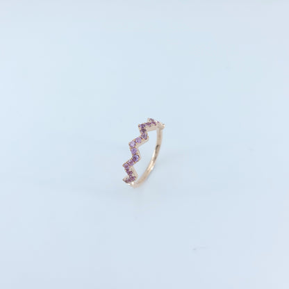 Purple Sapphire Ring-WK3987