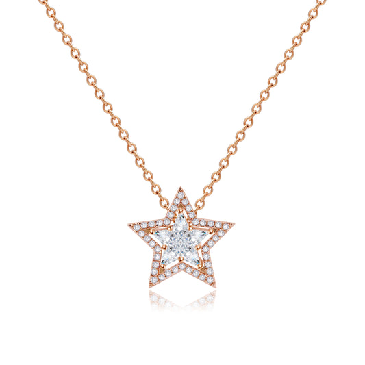 Starry Diamond Pendant-WK3642