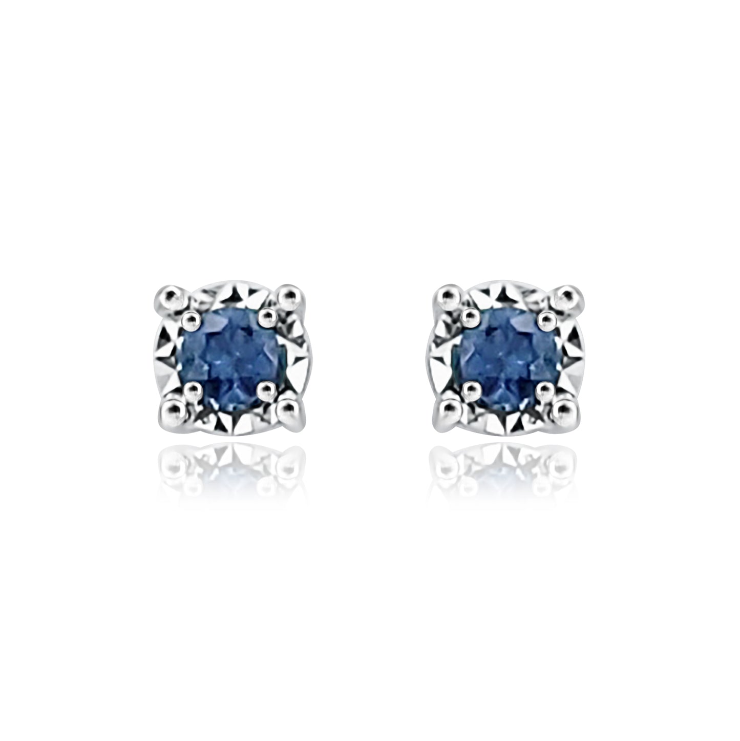 Blue Sapphire Earrings -WK3994