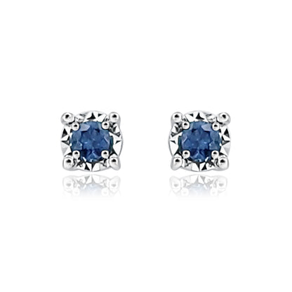 Blue Sapphire Earrings -WK3994