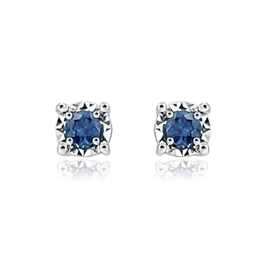 Blue Sapphire Earrings -WK3994