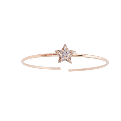 Starry Night Diamond Bangle-WK3726