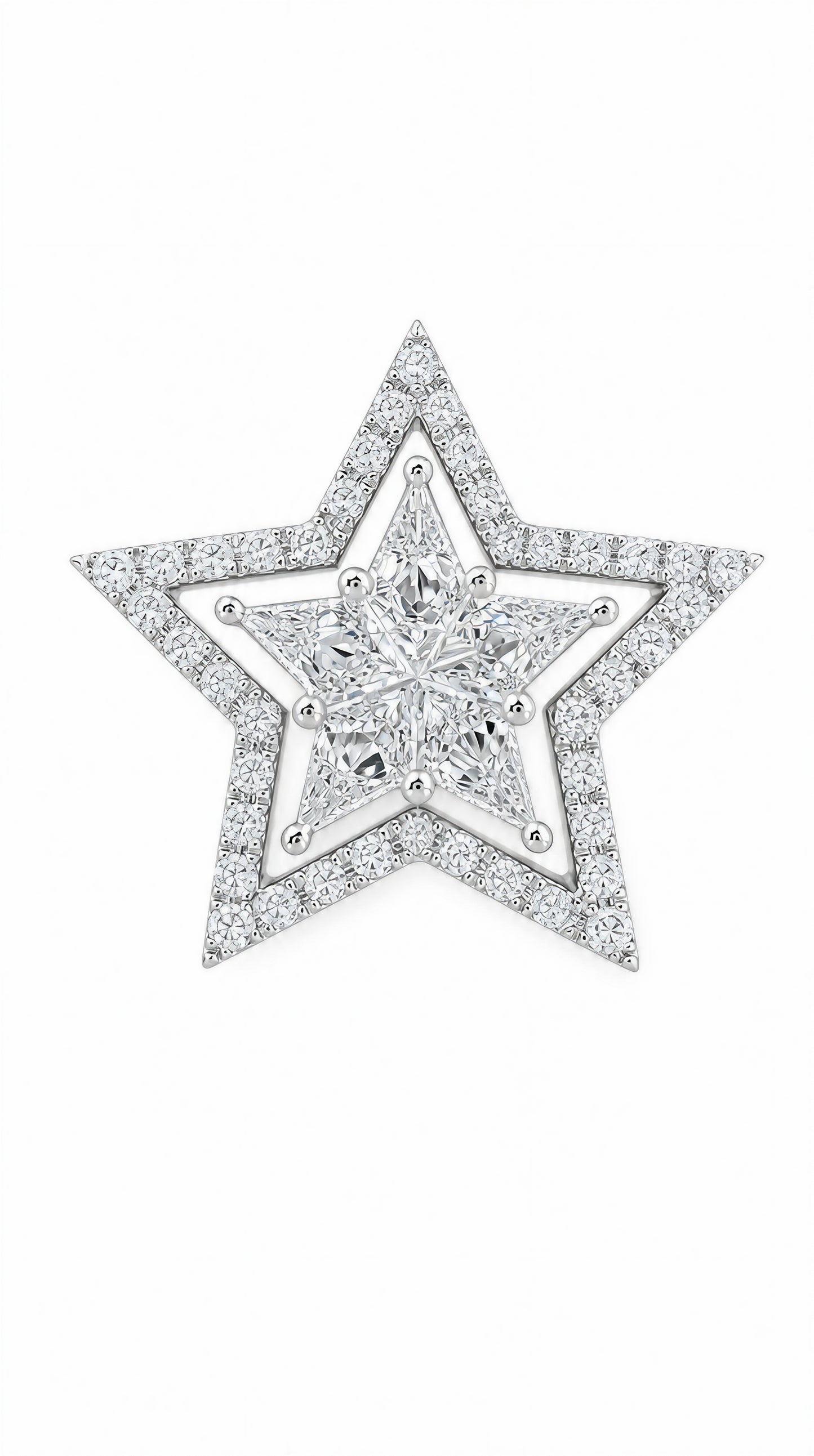 3 Ways Star Diamond Pendant-WK3642