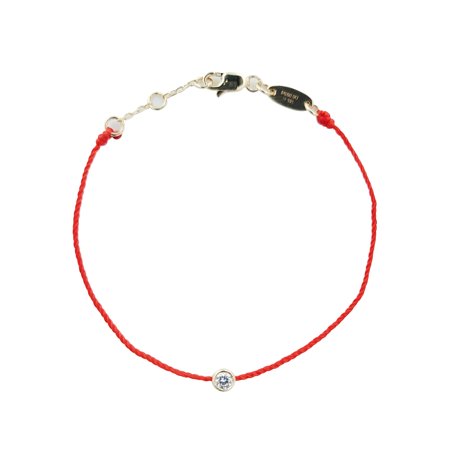 Lucky Rope Diamond Bracelet-WK4054@
