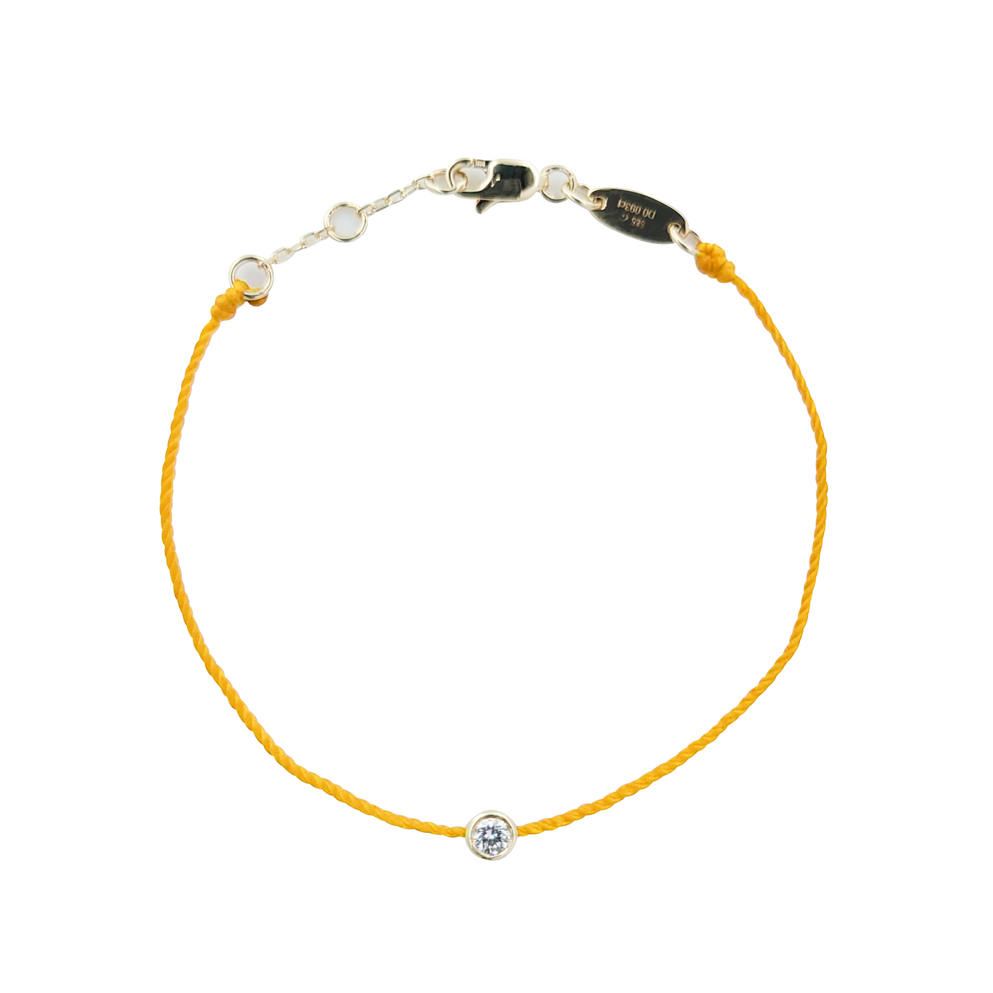 Lucky Rope Diamond Bracelet-WK4054@