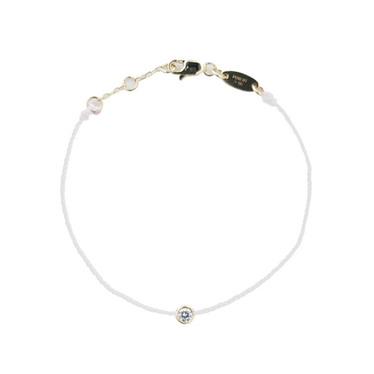 Lucky Rope Diamond Bracelet-WK4054@