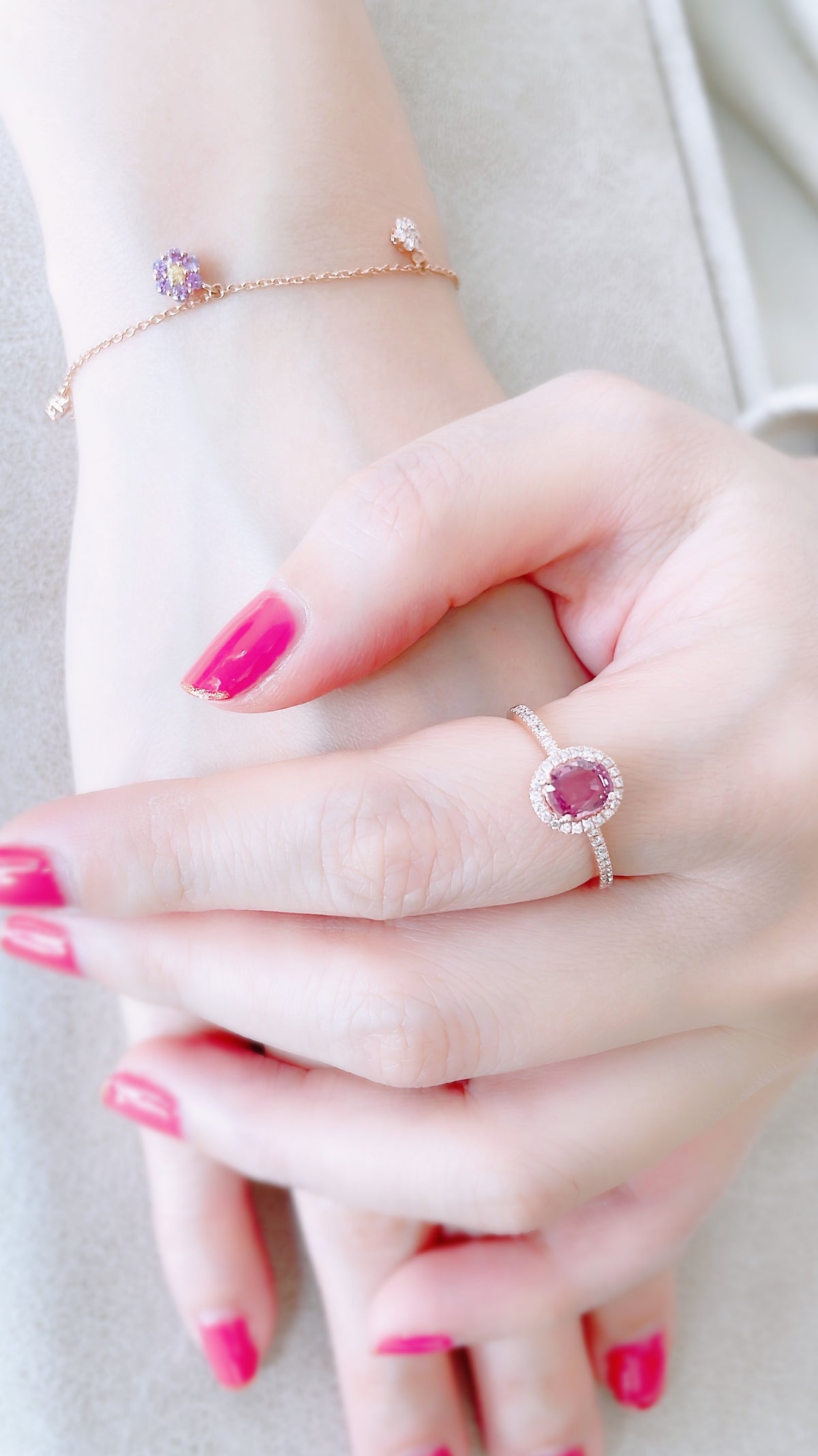 Ruby Diamond Ring-BFO00003390