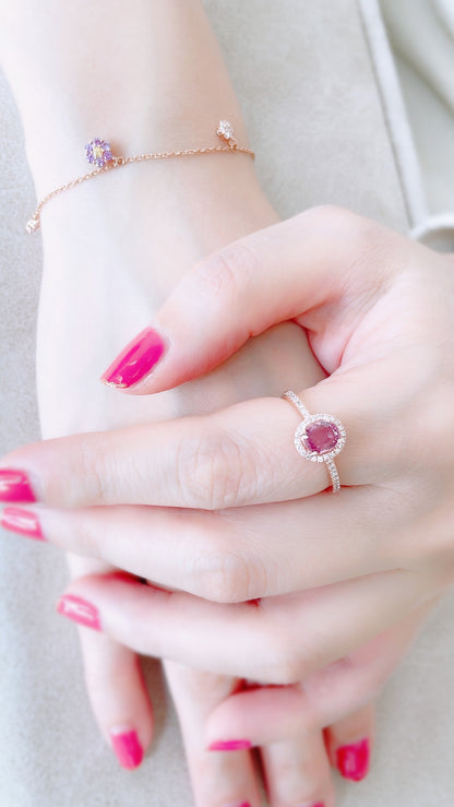 Ruby Diamond Ring-BFO00003390
