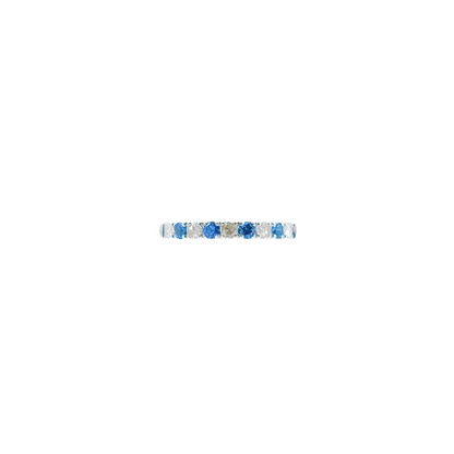Blue Sapphire Diamond Ring-WK3933RS@