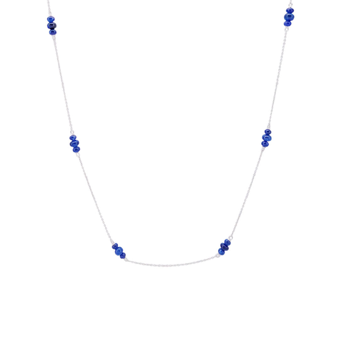 Blue Sapphire Necklace-WK4004