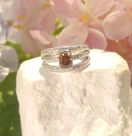 Brown Diamond Ring-ZFO00019223