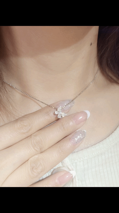 Butterfly Diamond Charm-WK4153