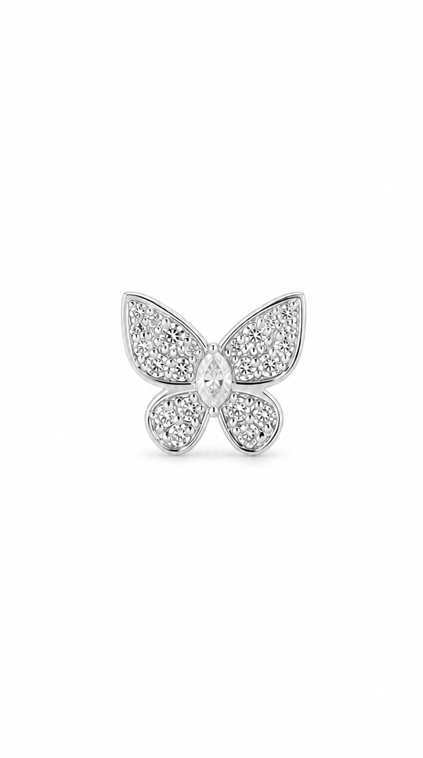 Butterfly Diamond Charm-WK4153