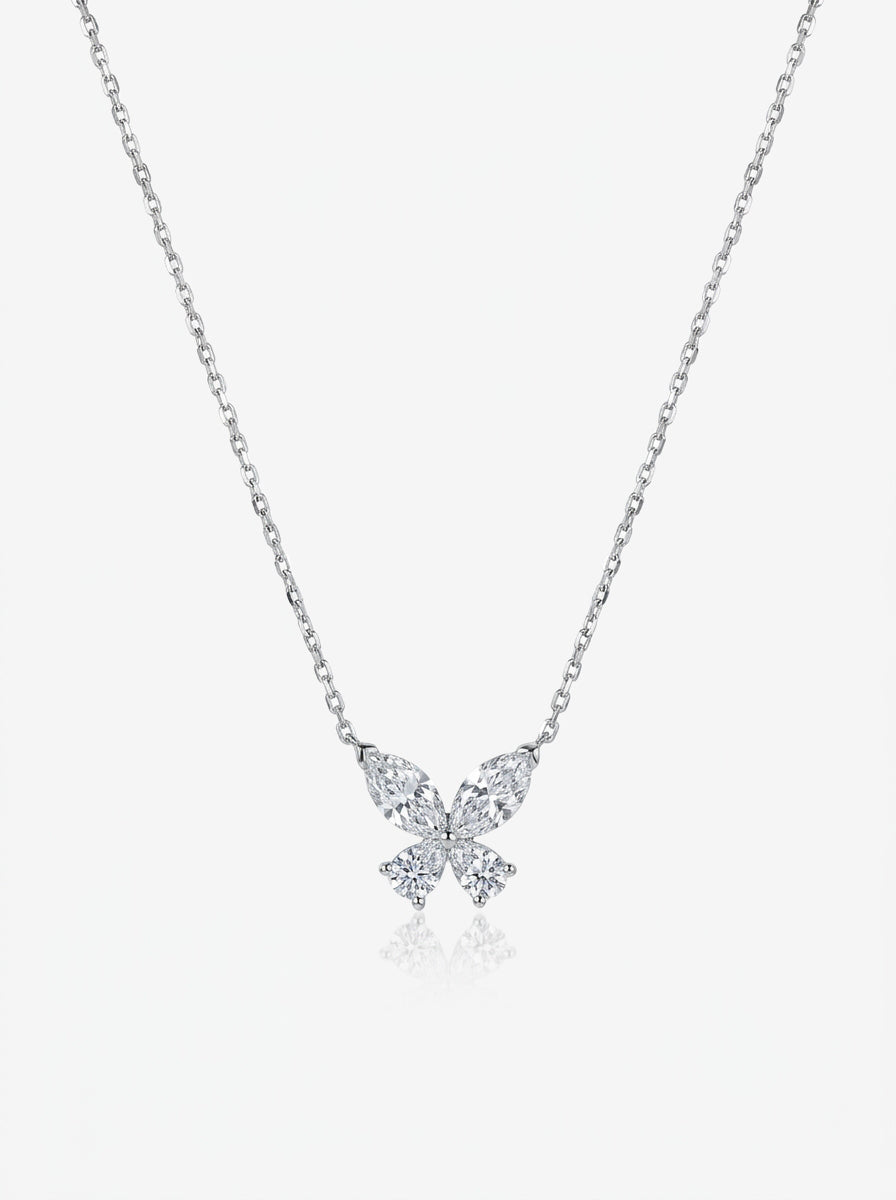Butterfly Diamond Necklace (Small) -WK4296