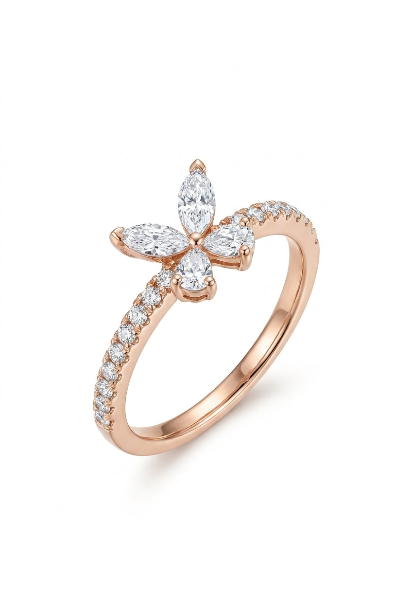 Butterfly Diamond Ring-WK4294