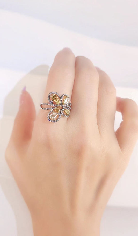 Butterfly Diamond Ring-ZFO00018019