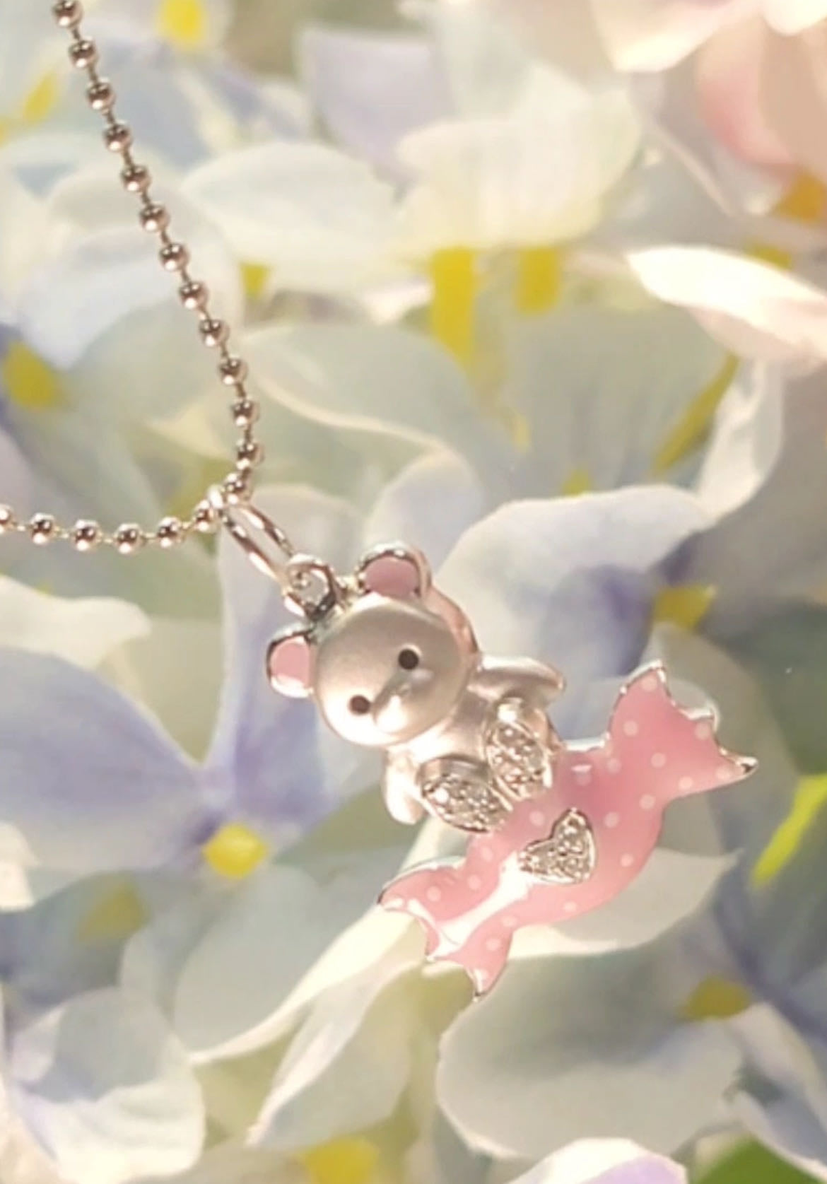 Candy Bear Diamond Pendant-ZEO00011826