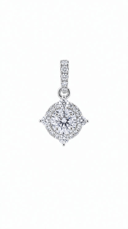 Cluster Diamond Pendant-WK3594