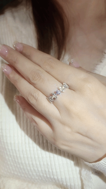 Cluster Diamond Ring-WK3891