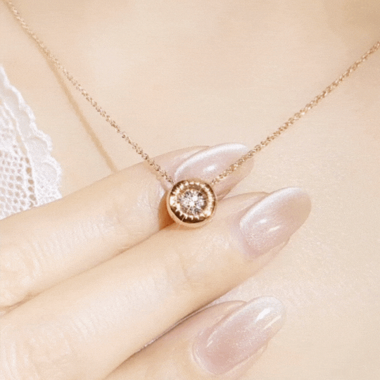 Dancing Diamond Necklace-WK4084