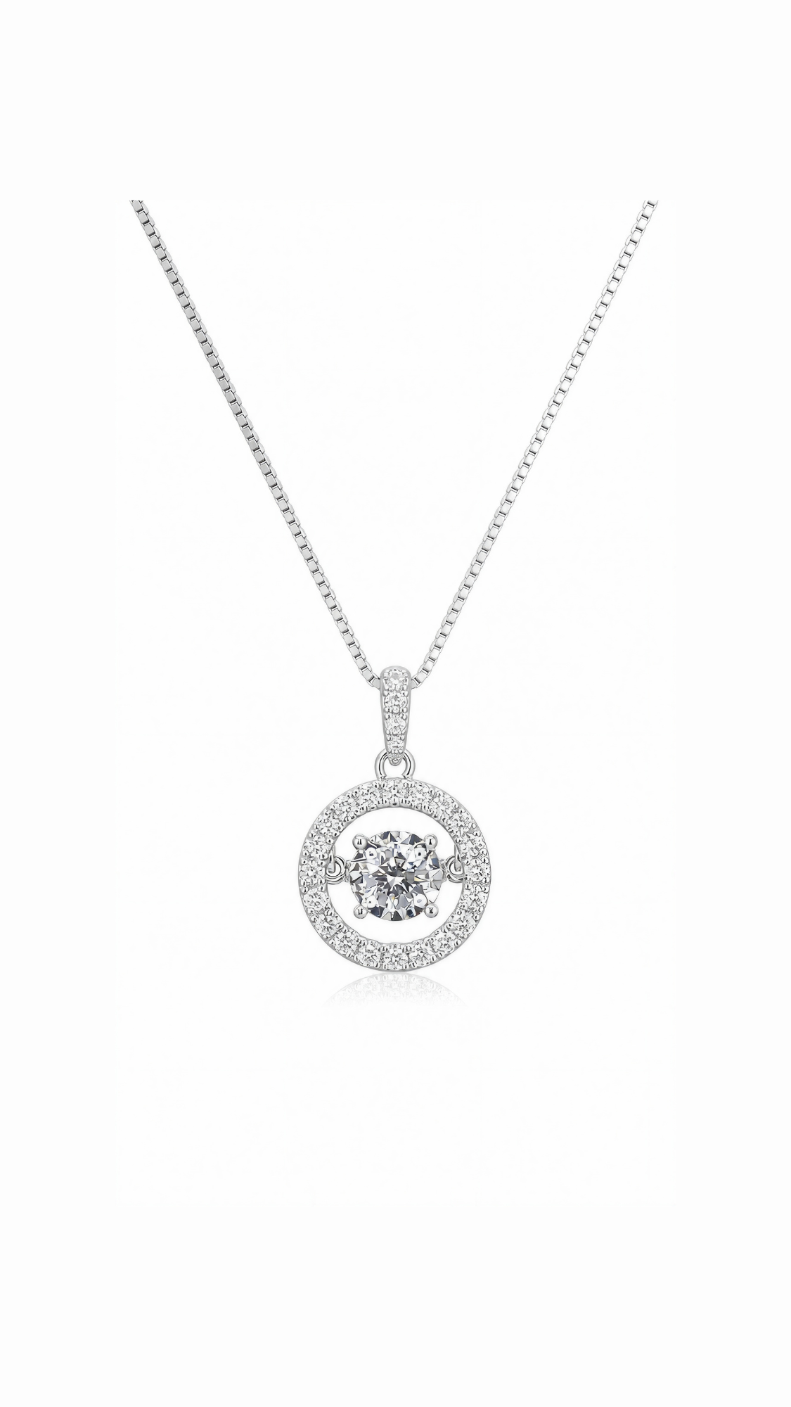 Dancing Diamond Pendant-WK3855