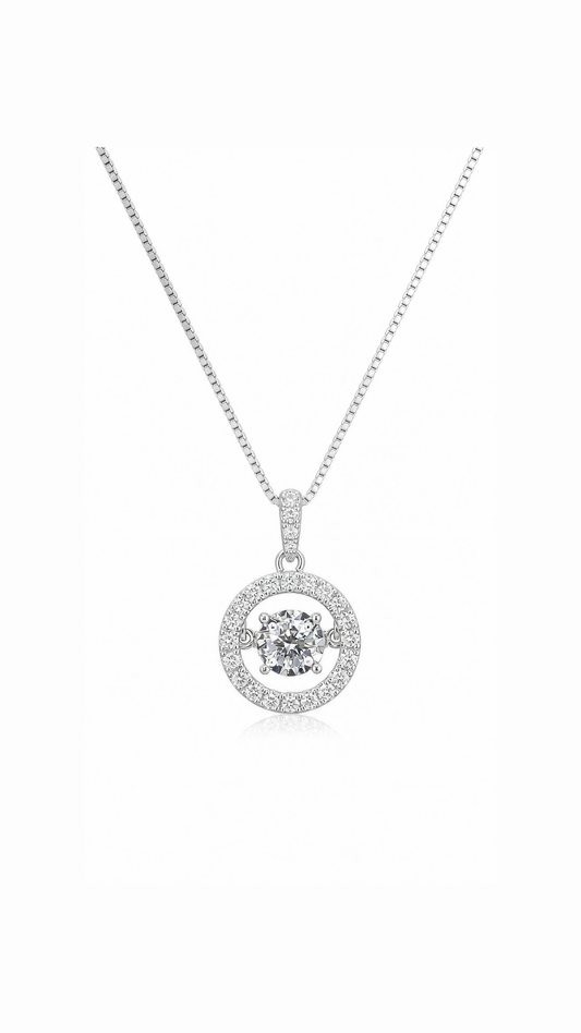 Dancing Diamond Pendant-WK3855