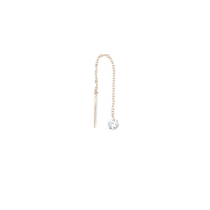 Dangle Diamond Earrings (single)-WK3617