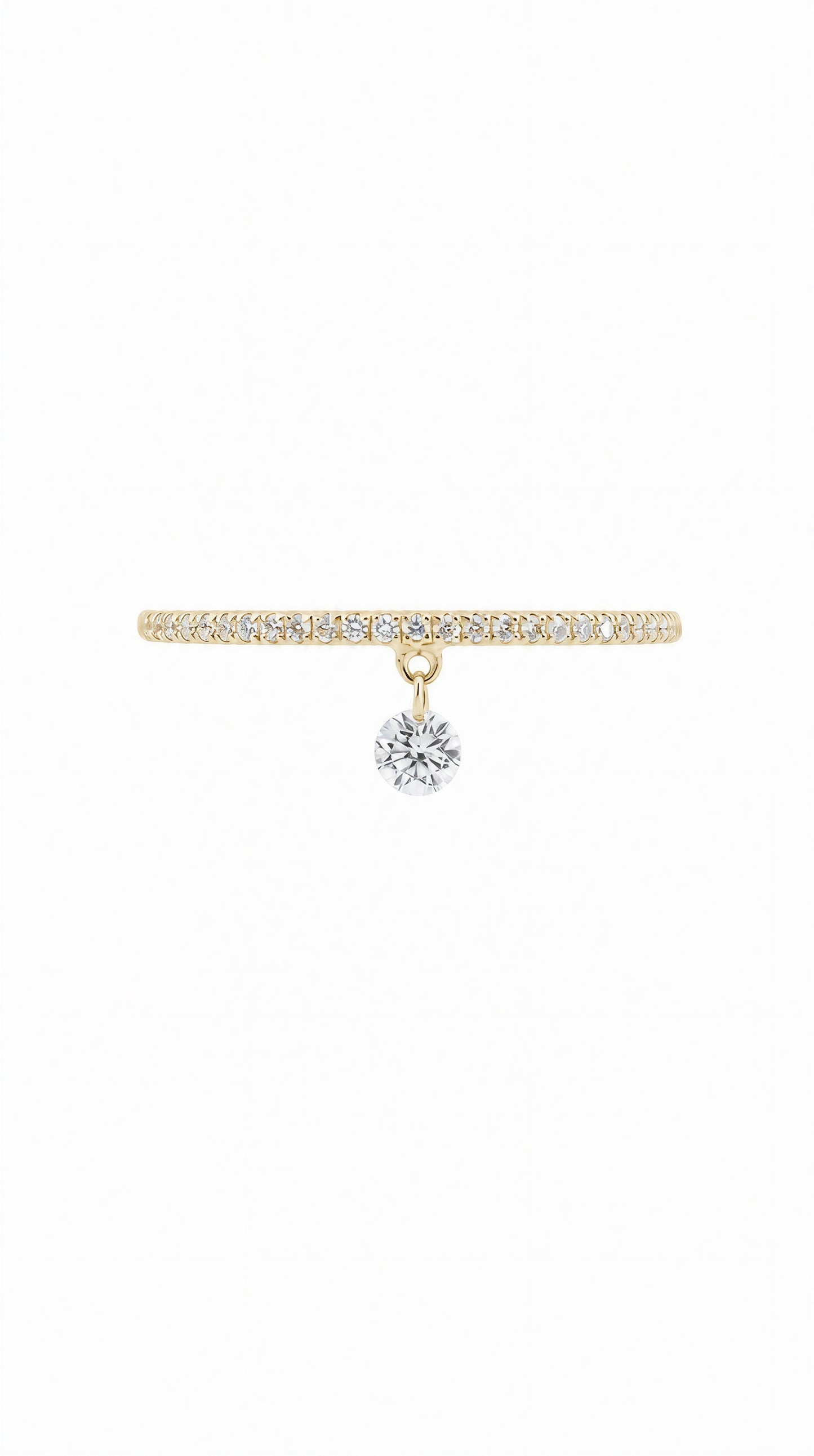 Dangle Diamond Ring-WK4069