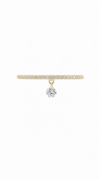 Dangle Diamond Ring-WK4069