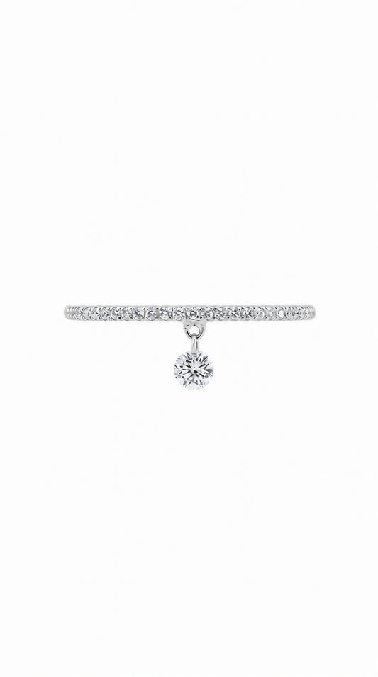 Dangle Diamond Ring-WK4069