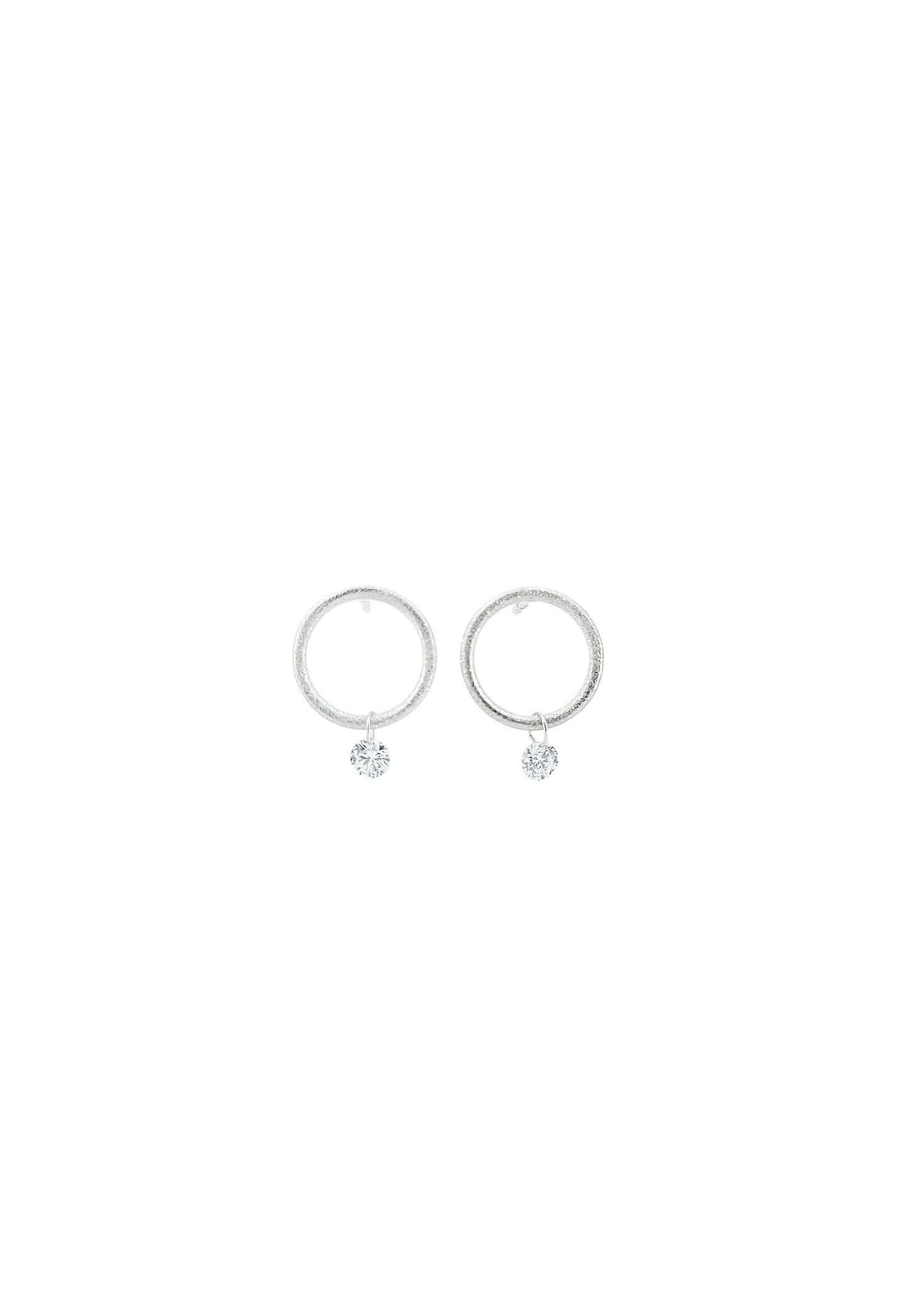 Dangle Diamond Earrings-WK3627