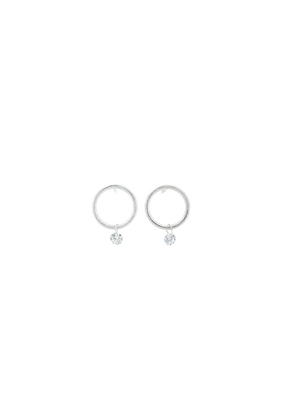 Dangle Diamond Earrings-WK3627
