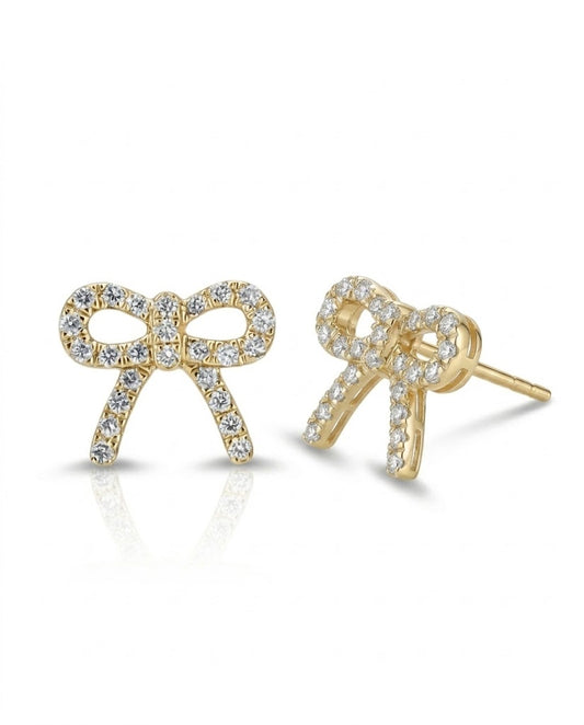 Diamond Butterfly Earring (one piece)-WK4237@