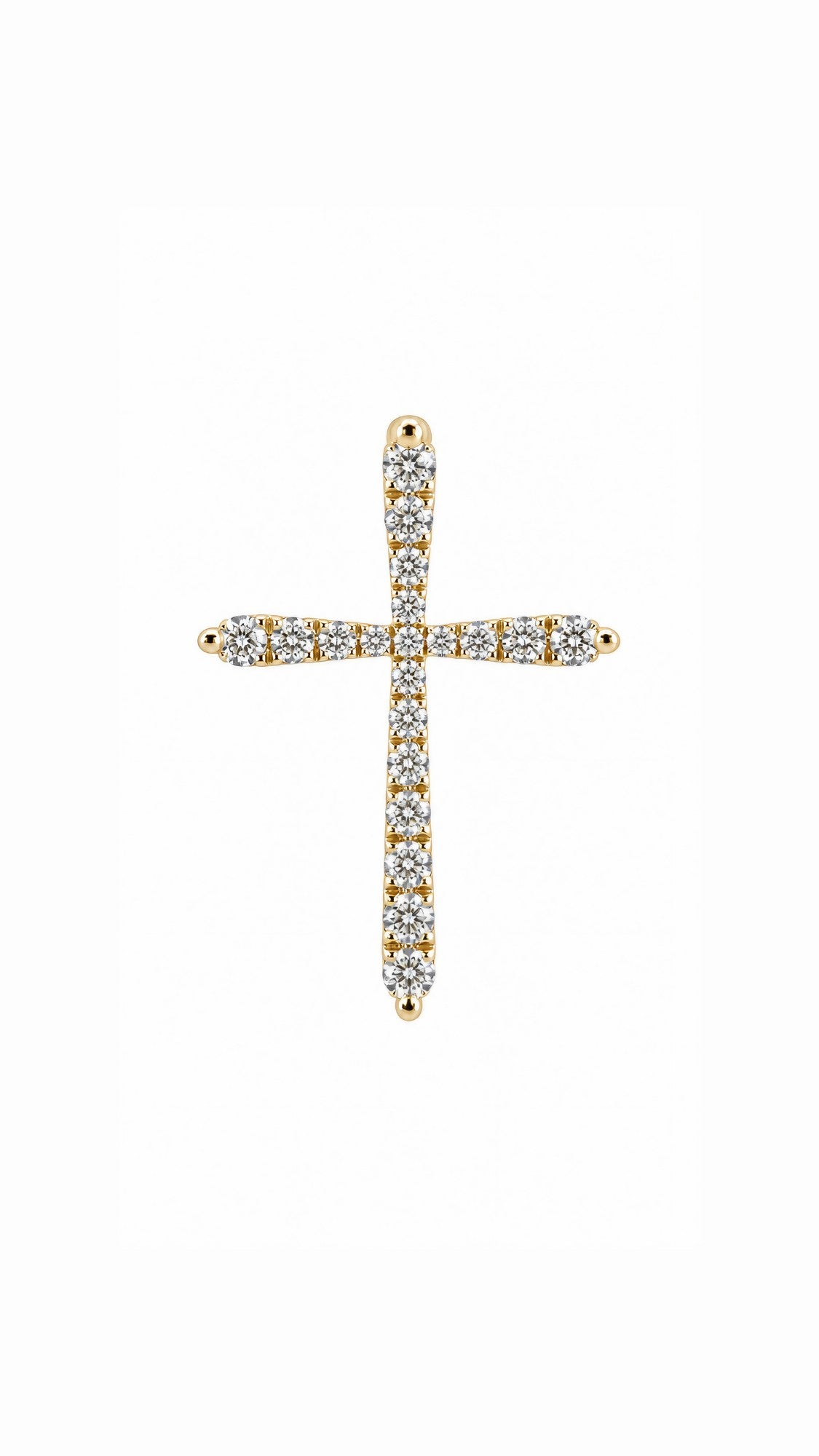 Diamond Cross Pendant-WK3685