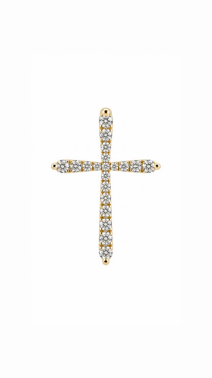 Diamond Cross Pendant-WK3685