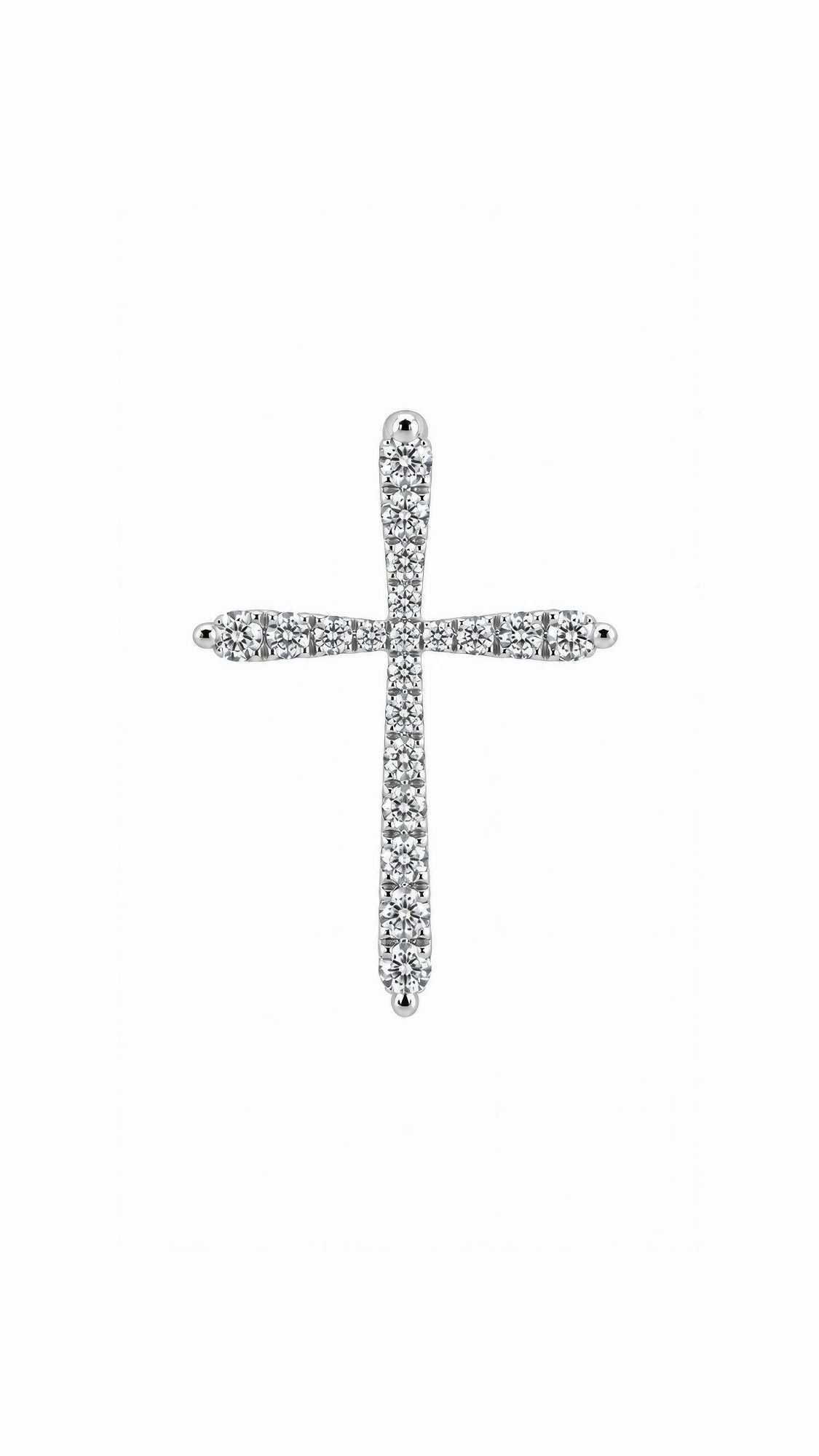 Diamond Cross Pendant-WK3685