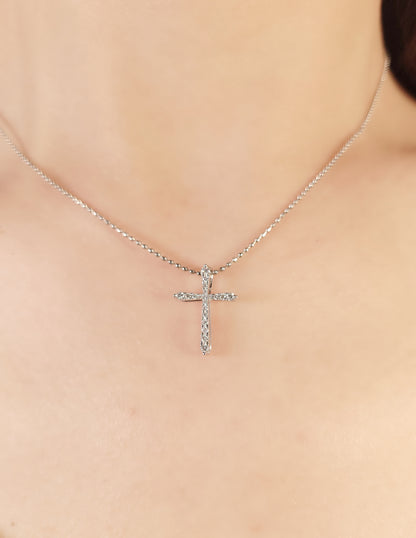 Diamond Cross Pendant-WK3685