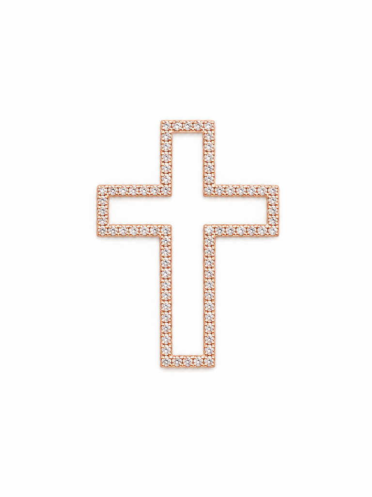 Diamond Cross Pendant-WK4042B